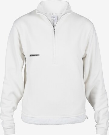 MOROTAI Athletic Sweater 'Homely Hoodie' in White: front