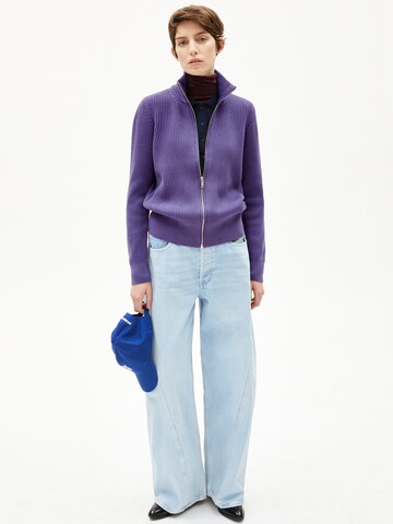 ARMEDANGELS Knit cardigan in Purple
