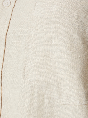 WEEKDAY Comfort Fit Hemd 'Franco' in Beige