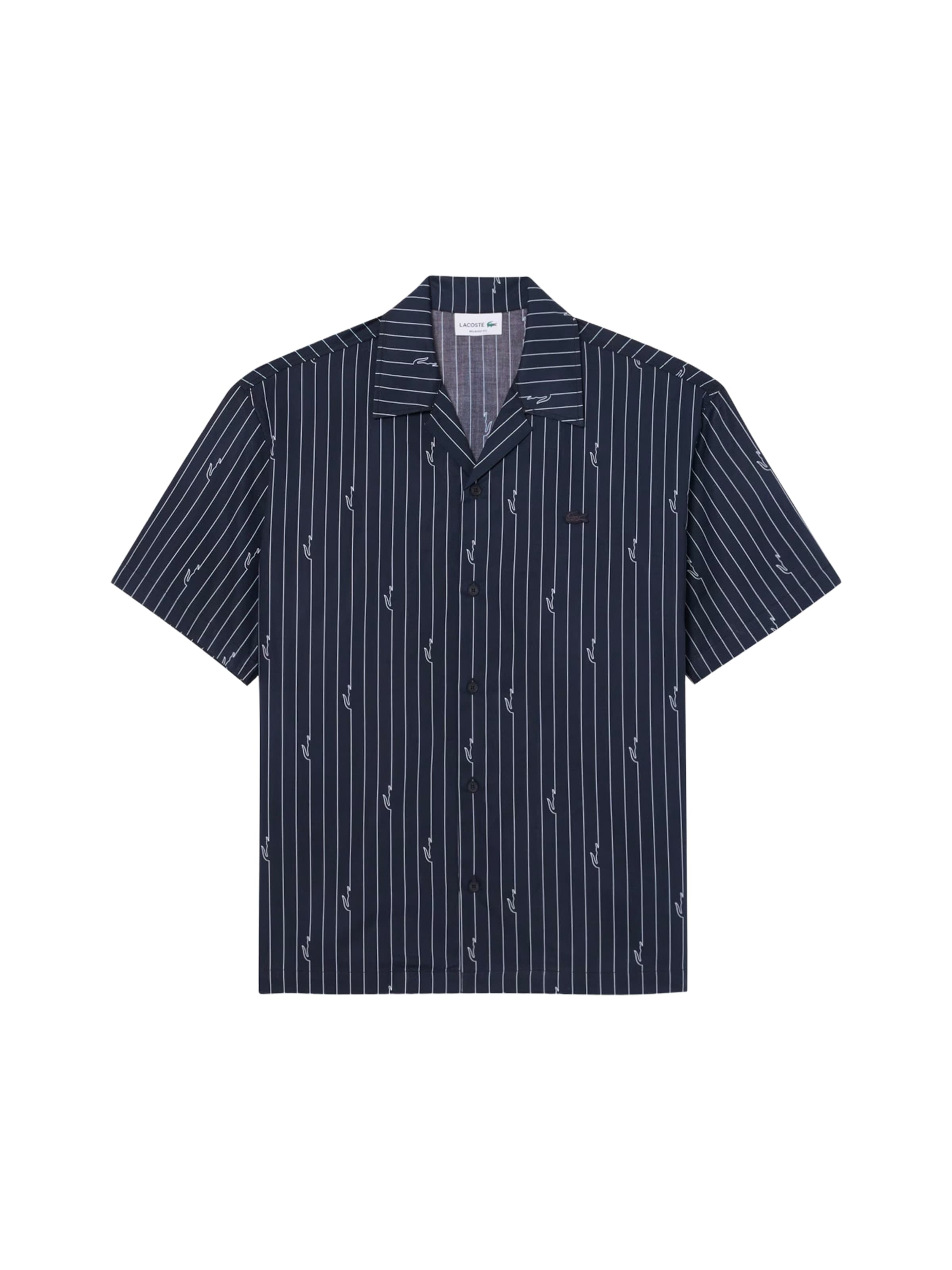 LACOSTE - Camisa em azul: frente
