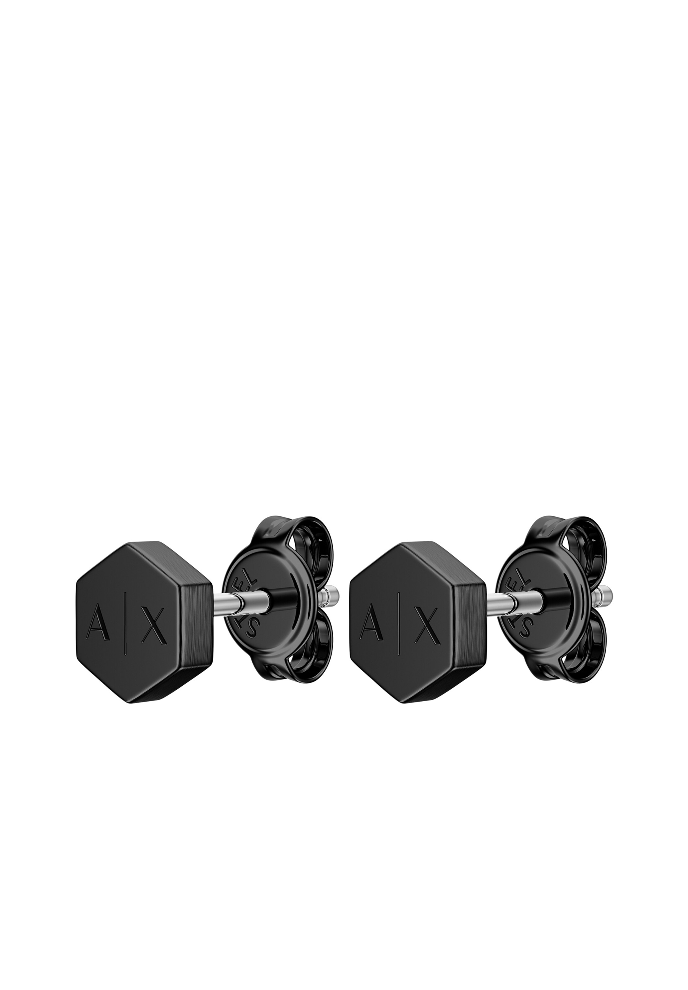 ARMANI EXCHANGE Ohrring 'CLASSIC' in Schwarz