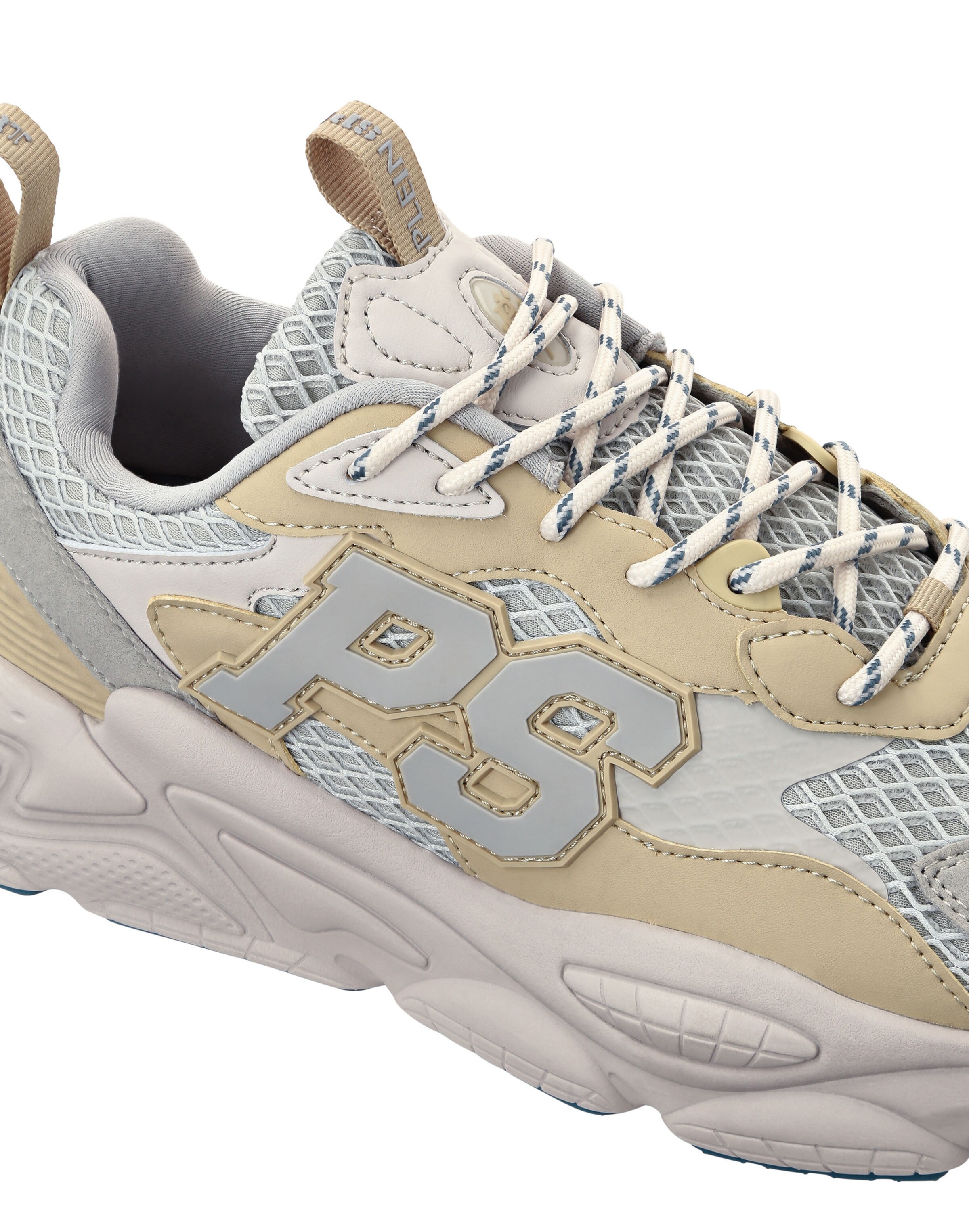 Plein Sport - Zapatillas deportivas bajas 'Tiger' en beige