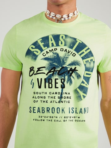 CAMP DAVID Shirt in Groen