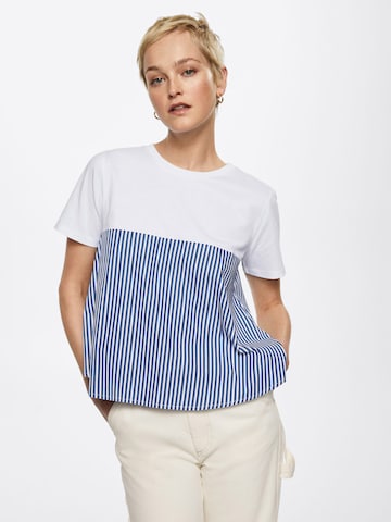 T-shirt 'RAYA' MANGO en blanc : devant