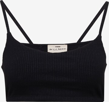 A LOT LESS Bustier Top 'Nela' in Schwarz: predná strana