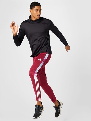ADIDAS SPORTSWEAR Regularen Športne hlače 'Tiro' | rdeča barva