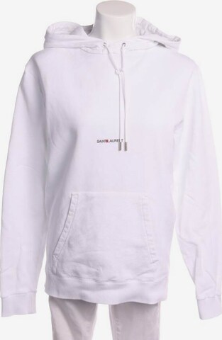 Saint Laurent Sweatshirt & Zip-Up Hoodie in XS in White: front