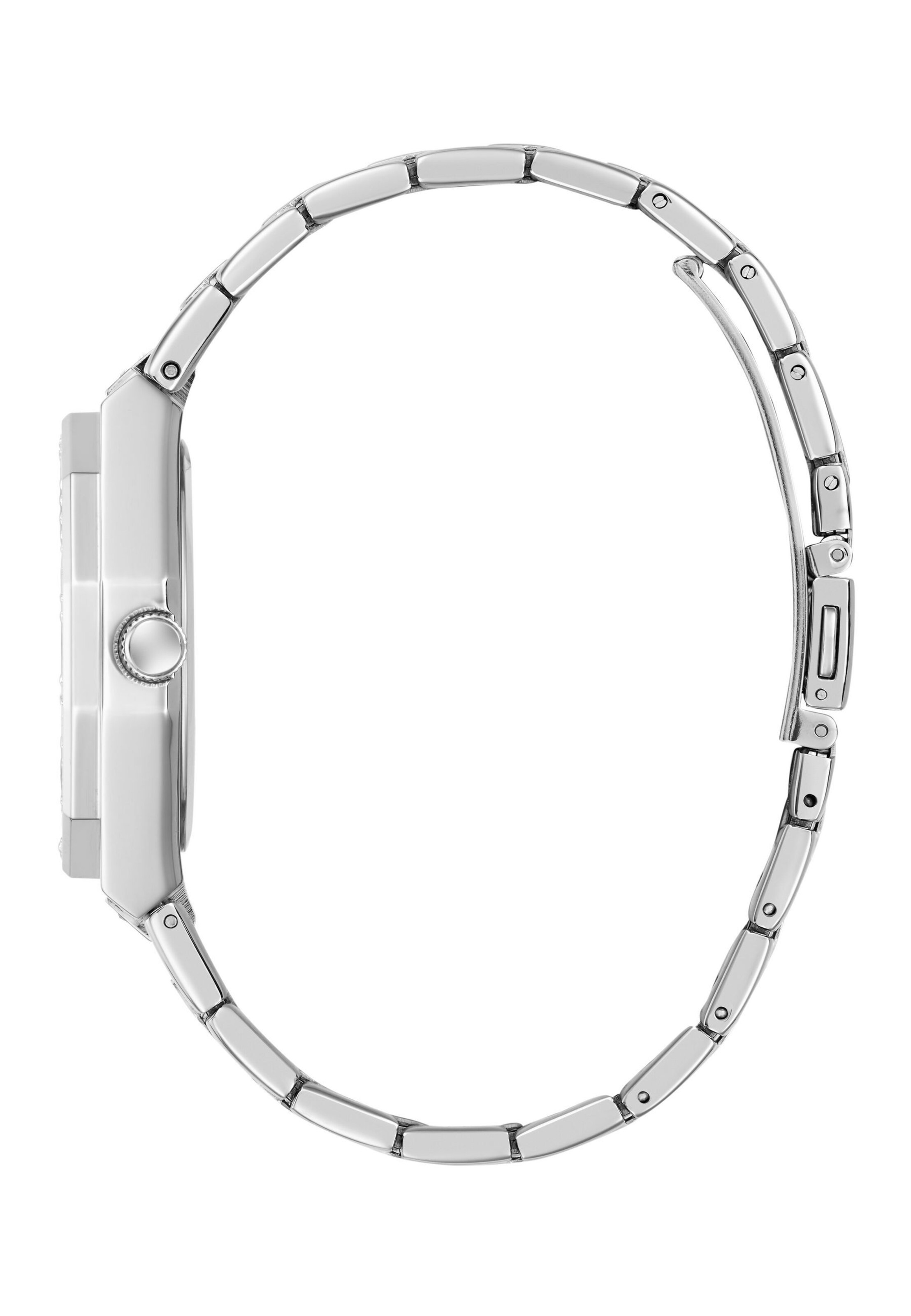 GUESS Analogt ur 'QUINN' i sølv