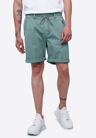 recolution Regular Chino 'Marjoram' in Groen: voorkant