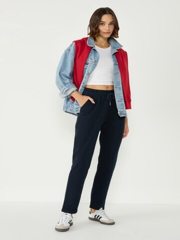 C&City Tapered Hose in Schwarz: Vorderseite