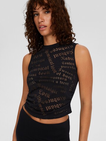 Bershka Top in Zwart