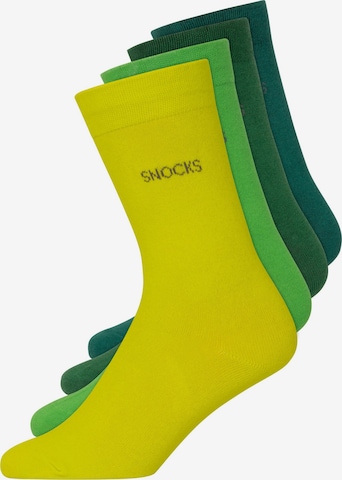 SNOCKS Socks in Green: front