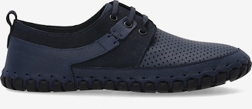 VENEZIA Schnürschuh in Blau: Vorderseite
