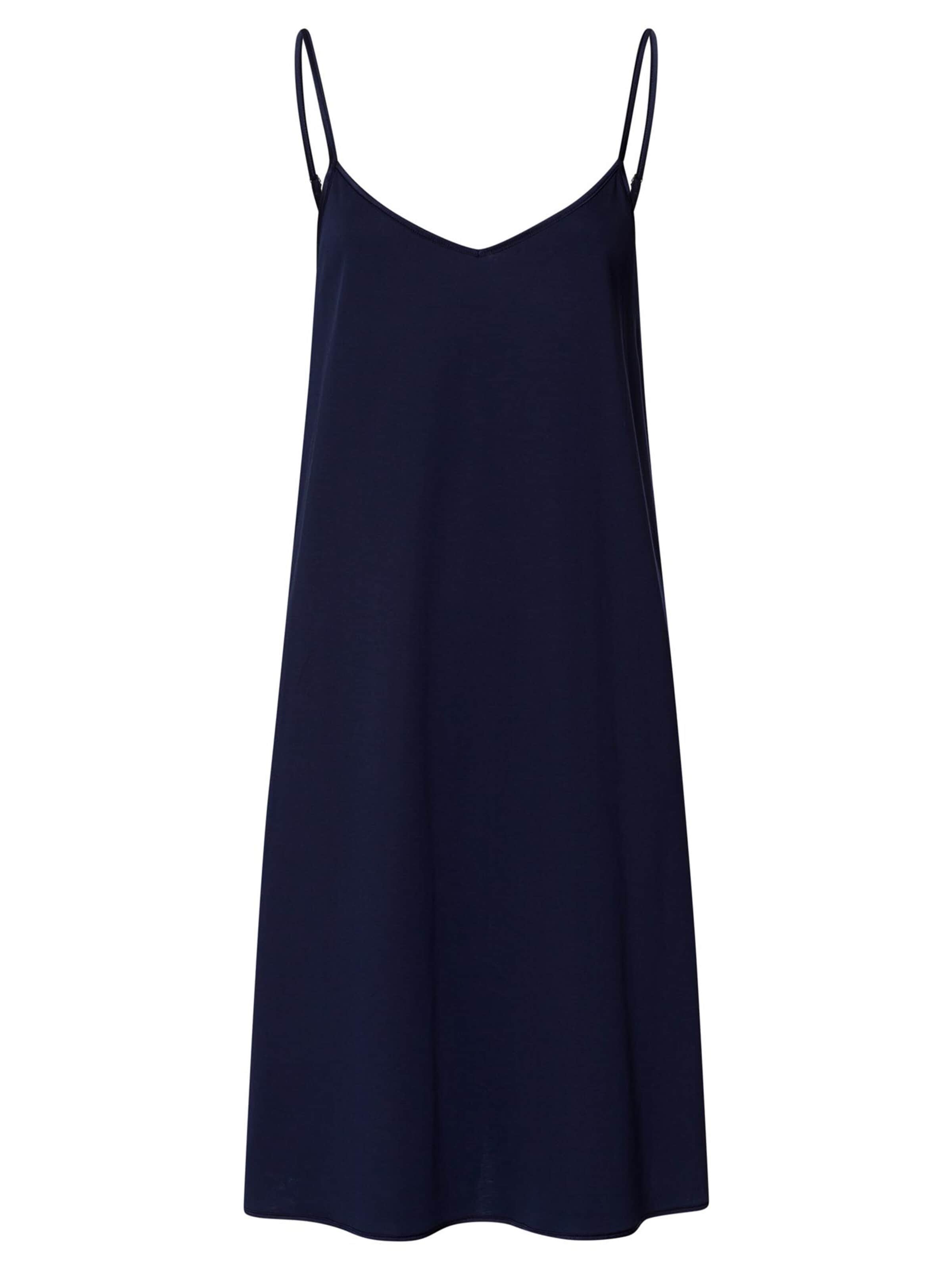 Hanro Nightgown 'Cotton Silk' in Blue: front