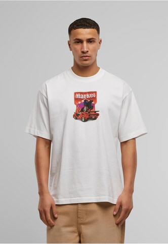 MARKET T-Shirt 'Bullrider' in Weiß