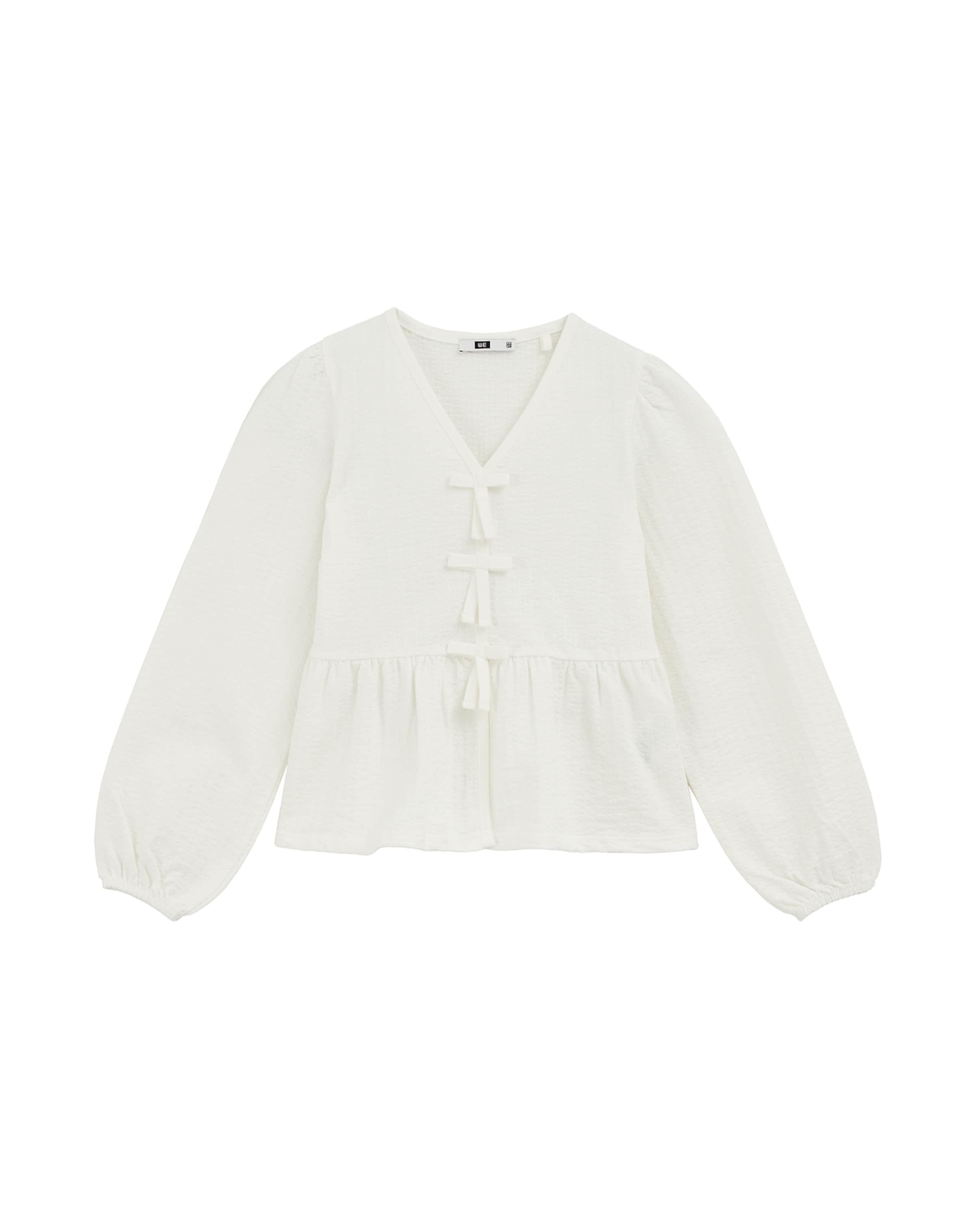 WE Fashion Blus i vit: framsida