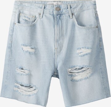 Bershka Shorts in Blau: predná strana