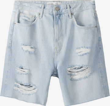 Bershka Jeans in Blauw: voorkant