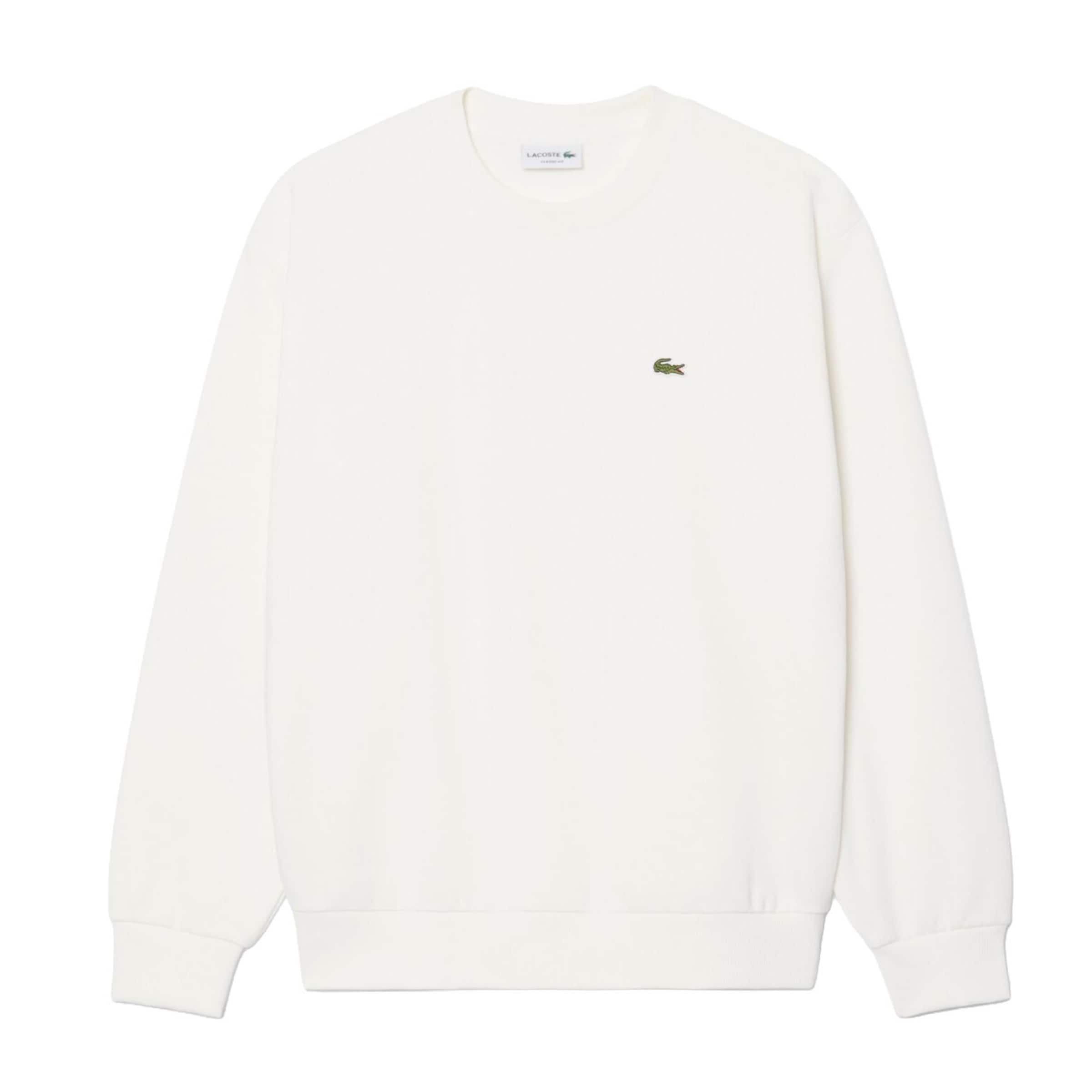 LACOSTE Sweatshirt in White: front