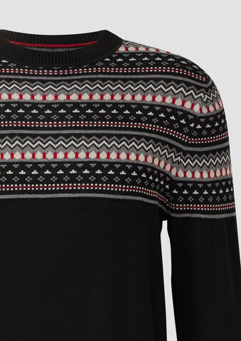 s.Oliver Pullover in Schwarz