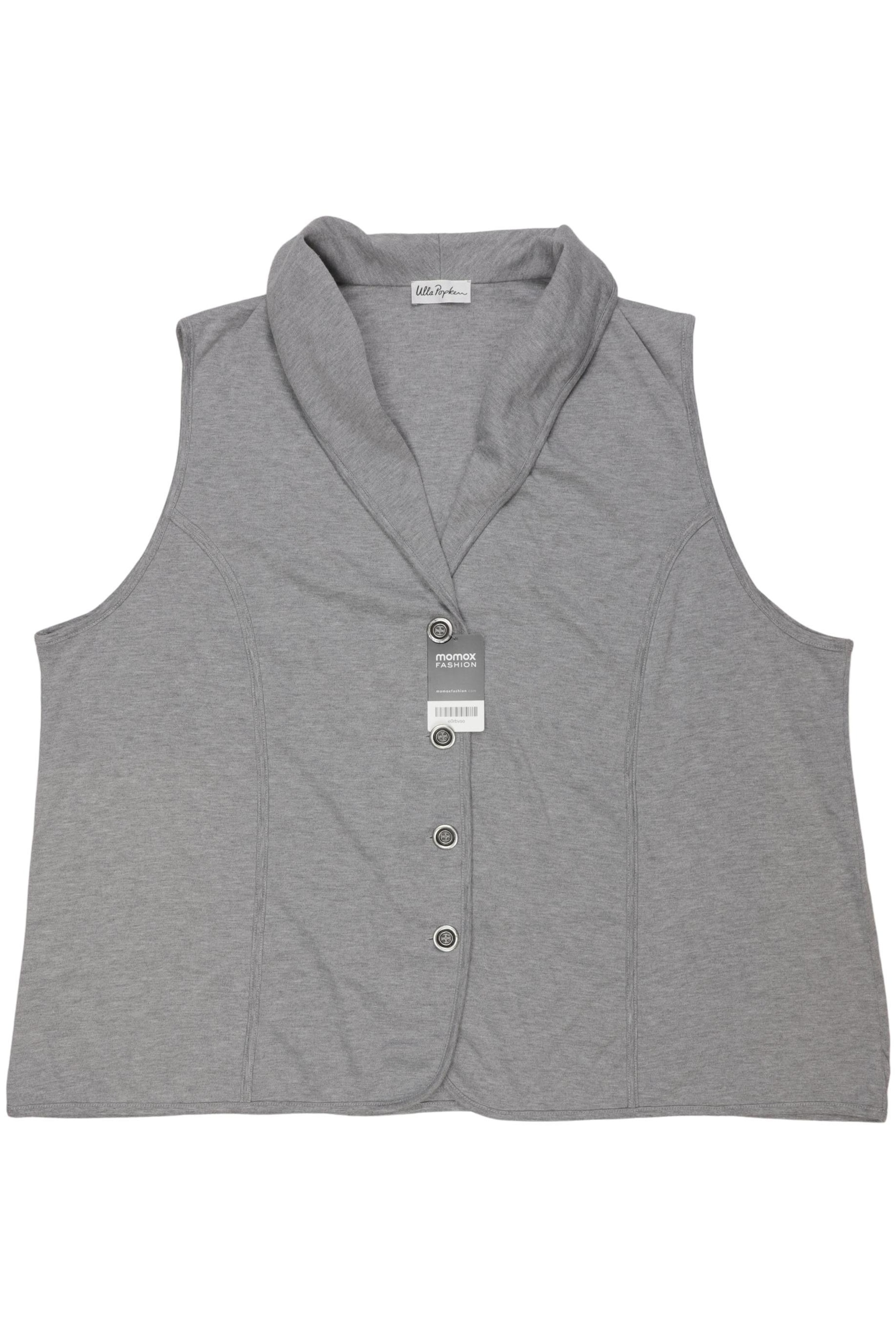 Ulla Popken Weste 9XL in Grau: Vorderseite