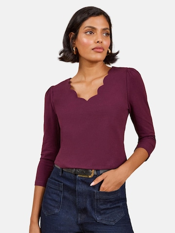love & roses - Camisa em vermelho: frente