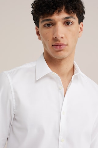 van Gils Slim fit Üzleti ing - fehér