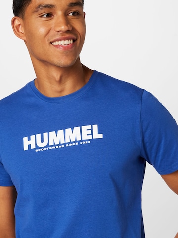 Tricou funcțional de la Hummel pe albastru