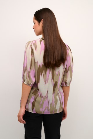 Kaffe - Blusa 'Fleur' em roxo