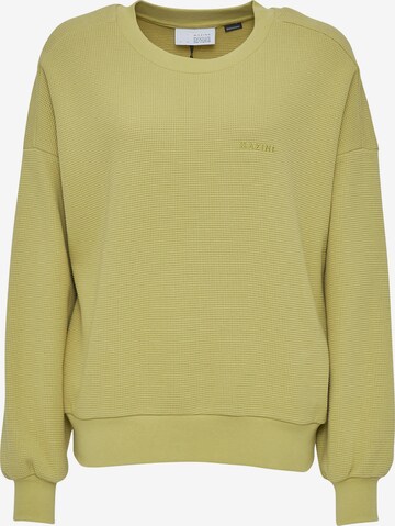 mazine Sweatshirt ' Nadi Sweater ' in Green: front