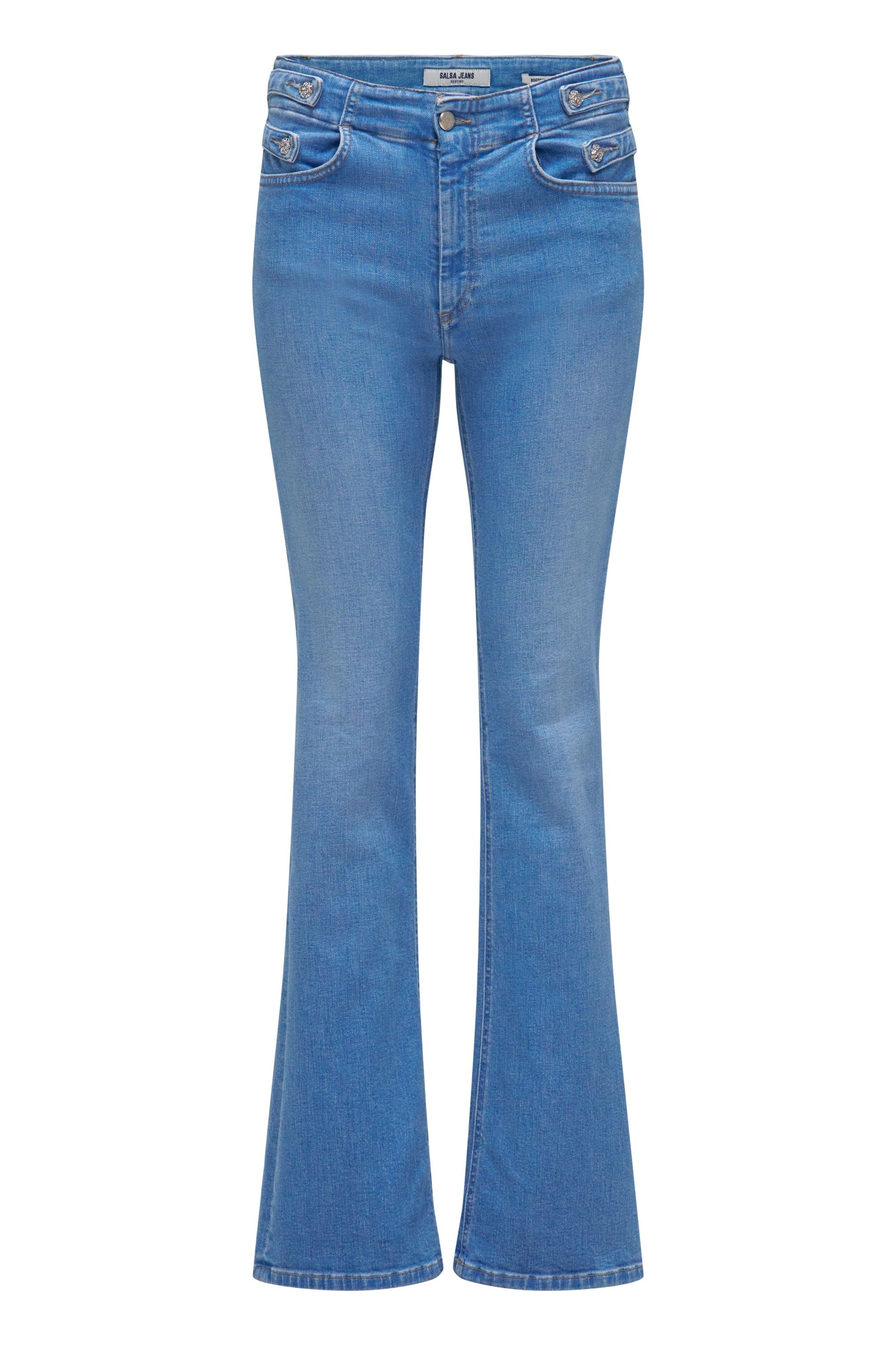 Skinny Jean Salsa Jeans en bleu : devant