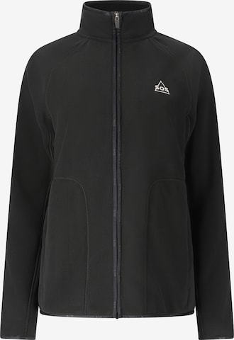 SOS Functionele fleece jas 'Munson' in Zwart: voorkant