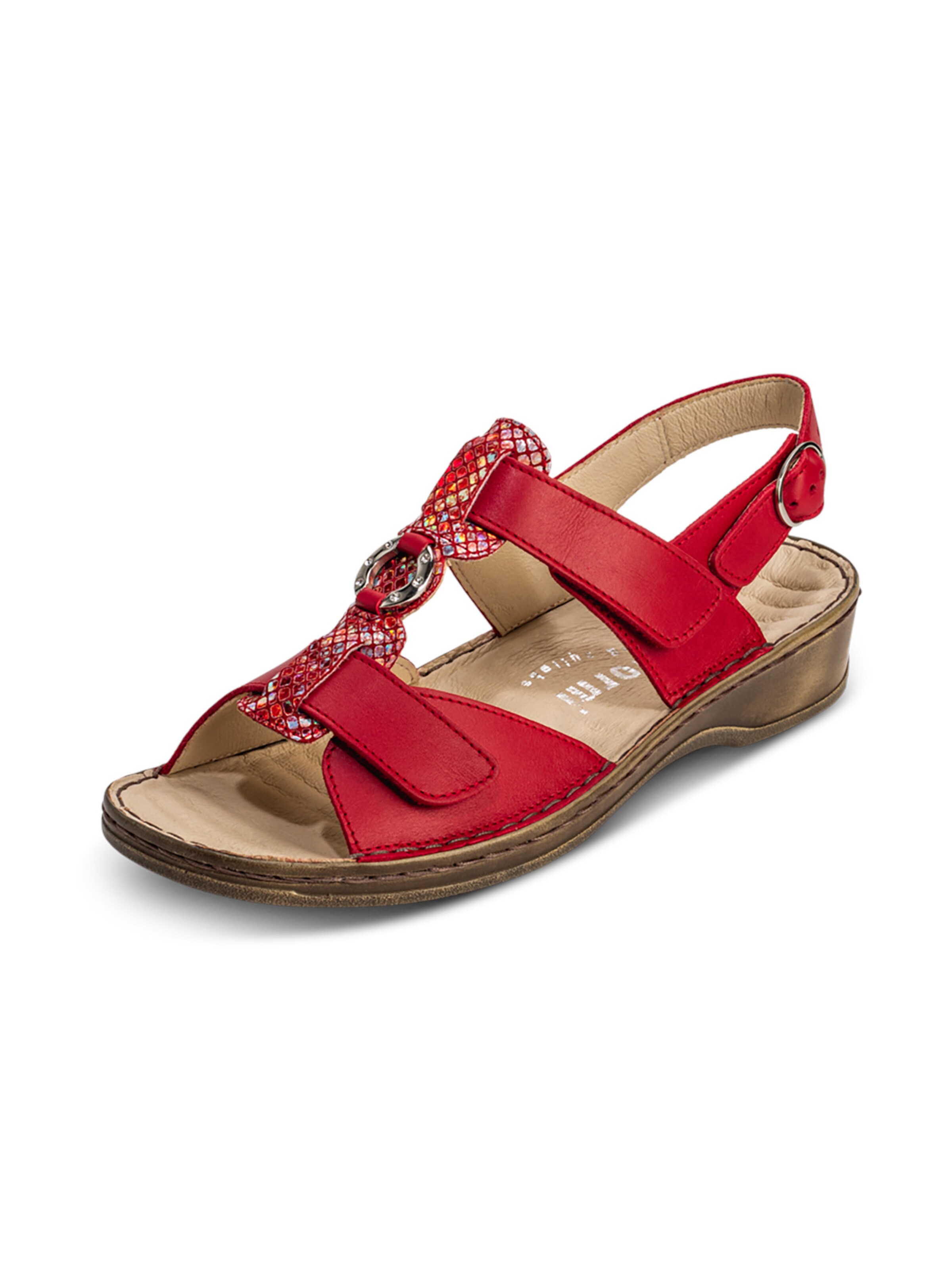VITAFORM Sandal in Red: front