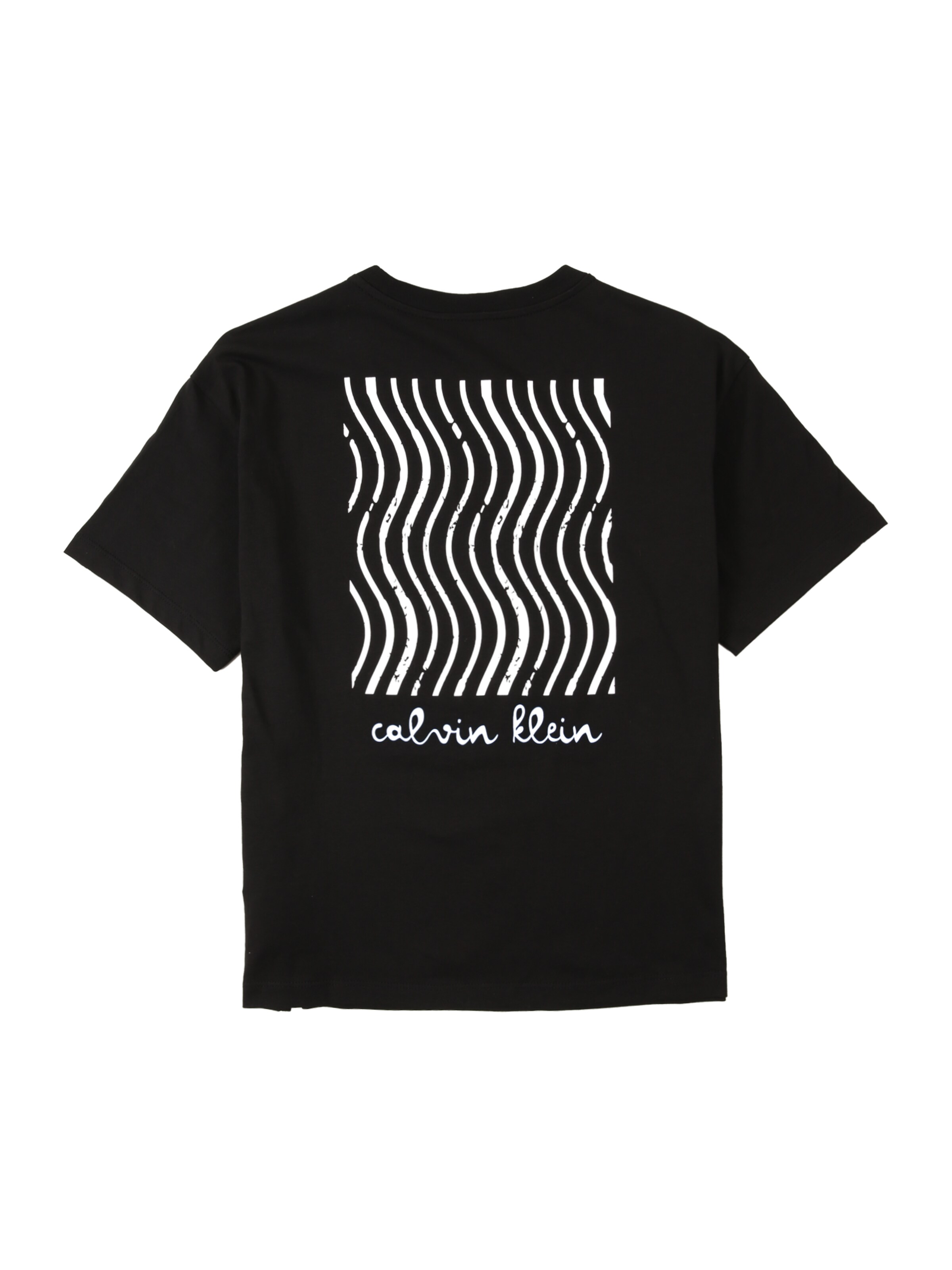 Calvin Klein Jeans Tričko – černá