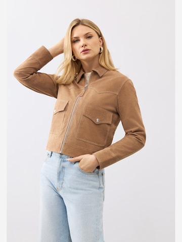 Bolongaro Trevor - Casaco meia-estação 'Freya Trucker' em castanho: frente