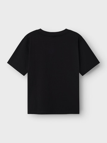 NAME IT Shirt 'NBA' in Zwart