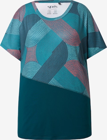 Ulla Popken Shirt in Blau: Vorderseite