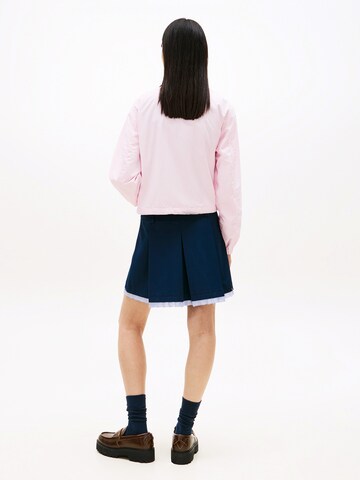 Tommy Jeans Přechodná bunda 'ESSENTIAL' – pink