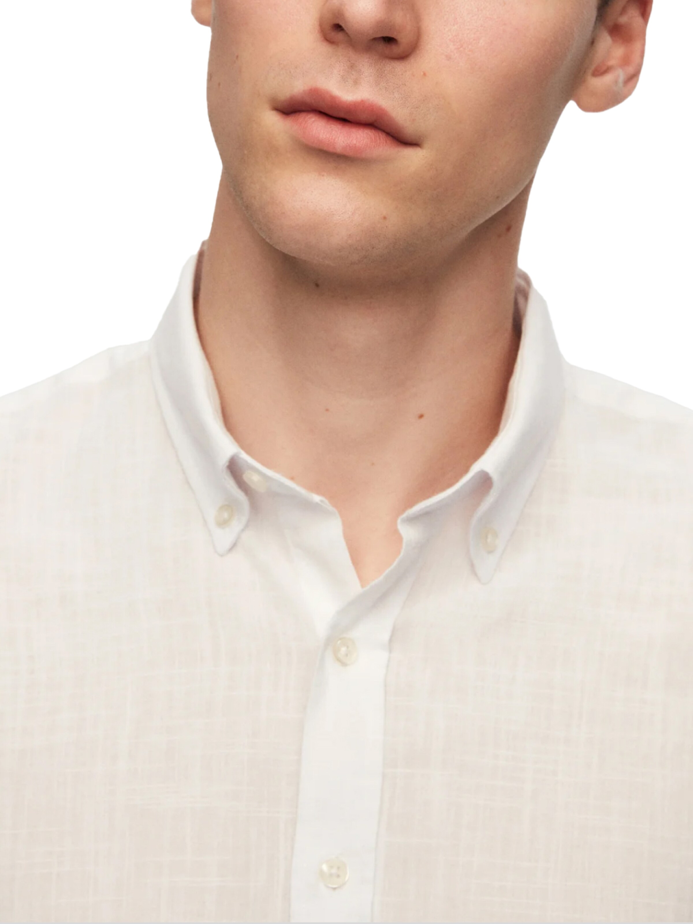 D’S Damat Regular fit Overhemd in Wit