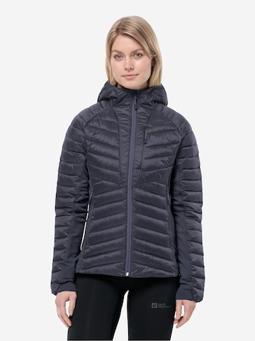 Veste outdoor 'ROUTEBURN PRO' JACK WOLFSKIN en gris : devant