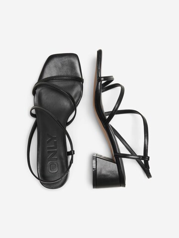 ONLY - Sandálias com tiras 'AYLIN' em preto