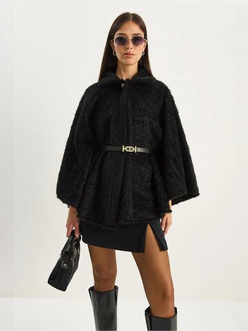 Bianco Lucci Winterjas in Zwart: voorkant