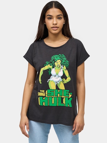 Recovered - Camiseta 'She Hulk' en negro: frente