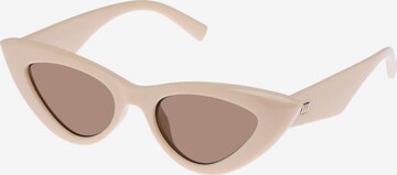 LE SPECS Okulary przeciwsłoneczne 'Hypnosis' w kolorze beżowy: przód
