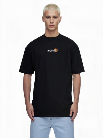 trueprodigy - Camiseta 'Juniper' en negro: frente