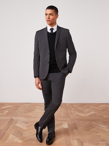 Next - Slimfit Pantalón de pinzas en gris