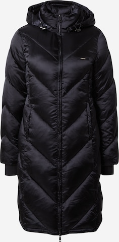 Calvin Klein Зимнее пальто в Черный: спереди