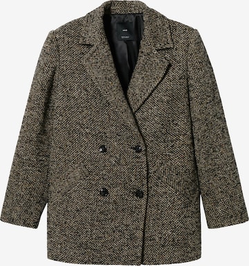 MANGO Between-Seasons Coat 'Shiffer' in Brown: front