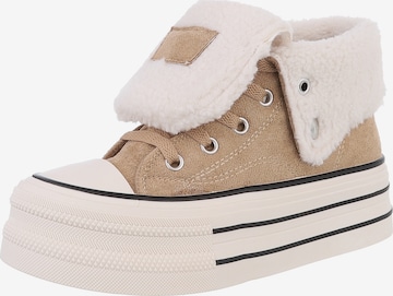 Ital-Design Sneaker in Braun: Vorderseite