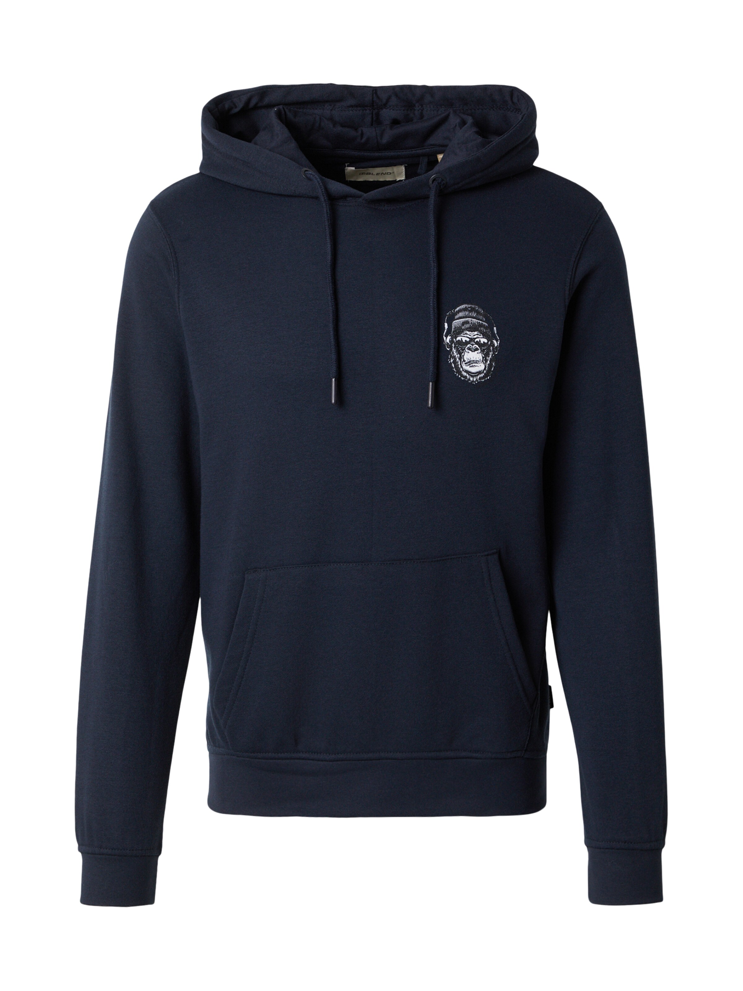 BLEND Sweatshirt 'BHKOA' in Navy / Black / White, Item view